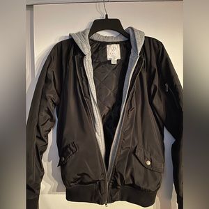 Hooded Bomber Jacket
